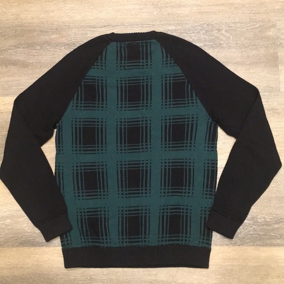 🔥3 for $15 Men’s Green & Black Pullover Sweater M - Picture 2 of 8